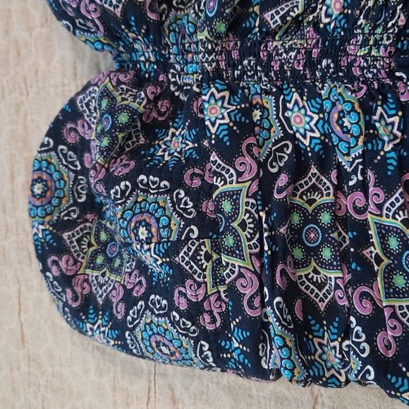 Kismet strapless summer dress paisley inspired size medium - Picture 2 of 11